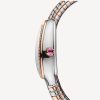 BVLGARI SERPENTI TUBOGAS WHITE DIAL STEEL AND ROSE GOLD DIAMONDS