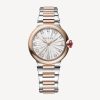 BVLGARI LVCEA STEEL & ROSE GOLD
