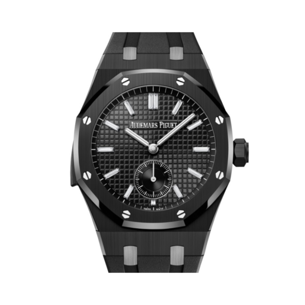 Royal Oak Minute Repeater Supersonnerie Black Ceramic Baguette Diamond Dial