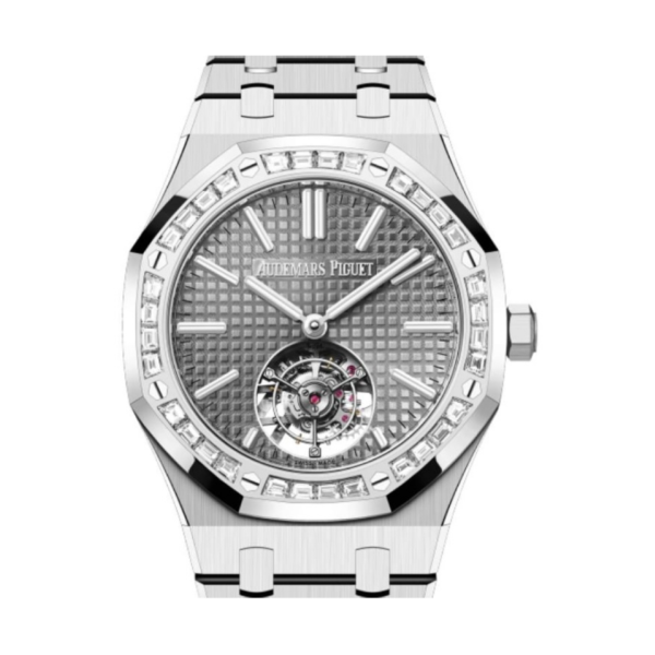 Royal Oak Selfwinding Flying Tourbillon Baguette Diamond Bezel