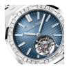 Royal Oak Selfwinding Flying Tourbillon Baguette Diamond Blue Dial