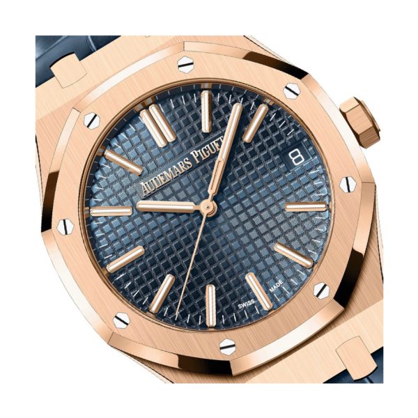 Royal Oak Selfwinding Pink Gold “Bleu Nuit Nuage 50” Dial