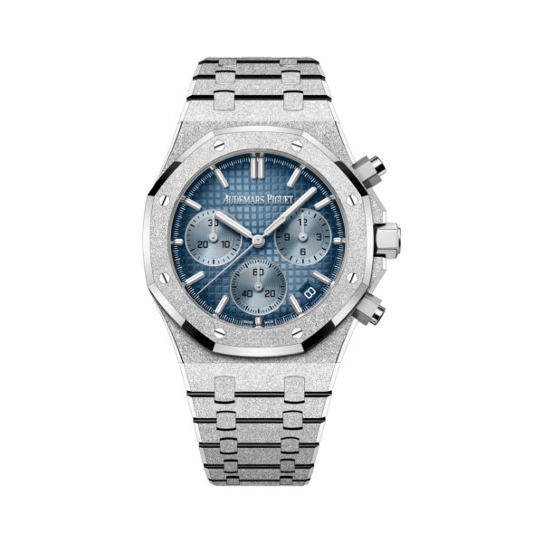 Royal Oak Selfwinding Chronograph Special Edition Smoked Blue “Grande Tapisserie” Dial