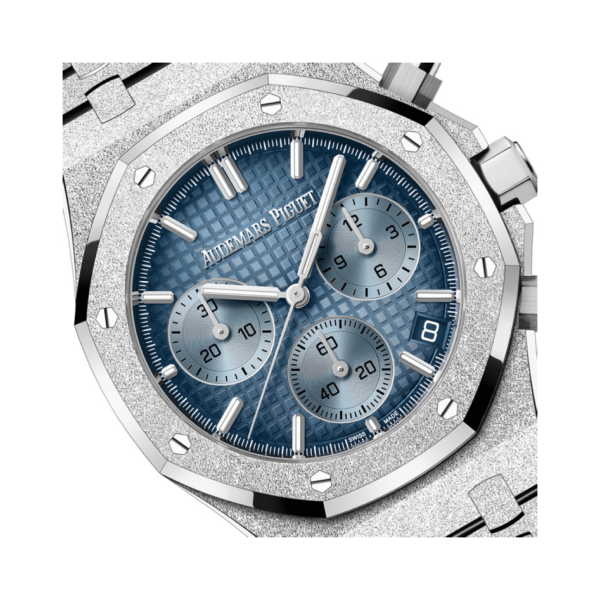 Royal Oak Selfwinding Chronograph Special Edition Smoked Blue “Grande Tapisserie” Dial