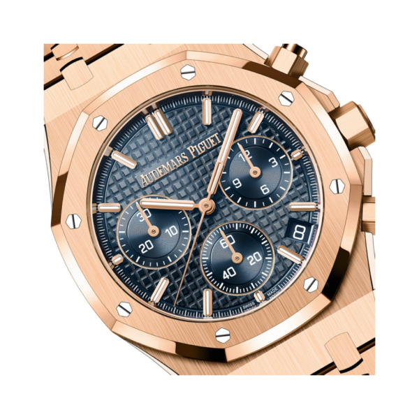 Royal Oak Selfwinding Chronograph “Bleu Nuit Nuage 50” Grande Tapisserie Dial
