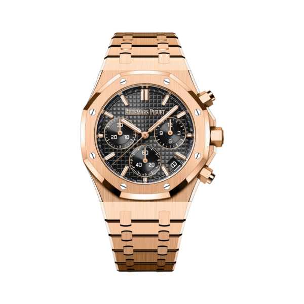 Royal Oak Selfwinding Chronograph Black Grande Tapisserie Dial