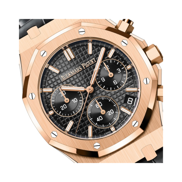 Royal Oak Selfwinding Chronograph Black Grande Tapisserie Dial