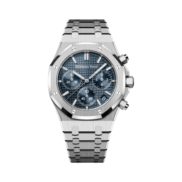 Royal Oak Selfwinding Chronograph “Bleu nuit nuage 50” Grande Tapisserie Dial