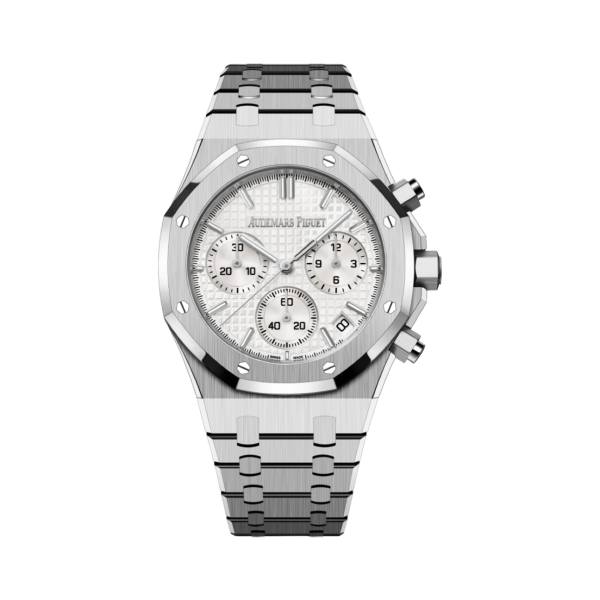Royal Oak Selfwinding Chronograph Silver-toned Grande Tapisserie Dial