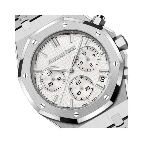 Royal Oak Selfwinding Chronograph Silver-toned Grande Tapisserie Dial