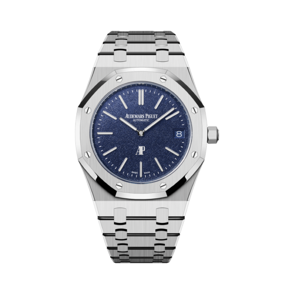 Royal Oak "Jumboo" Extra-thin Grainy Blue Dial