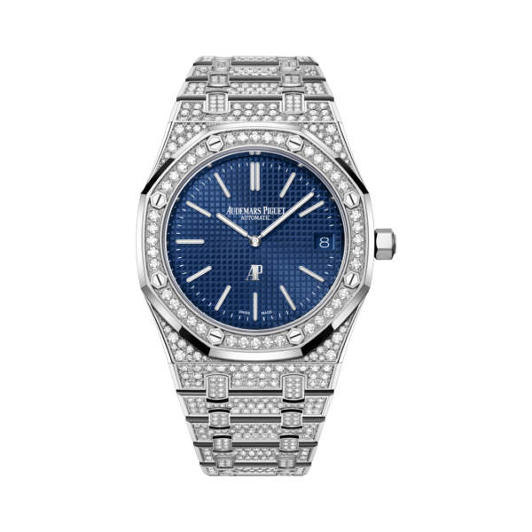 Royal Oak "Jumboo" Extra-thin Blue Petite Tapisserie Dial