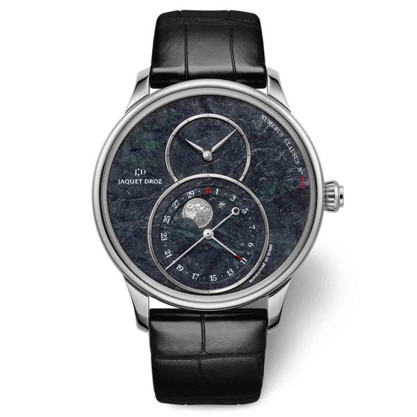 Jaquet Droz Grande Seconde Moon Swiss Serpentinite