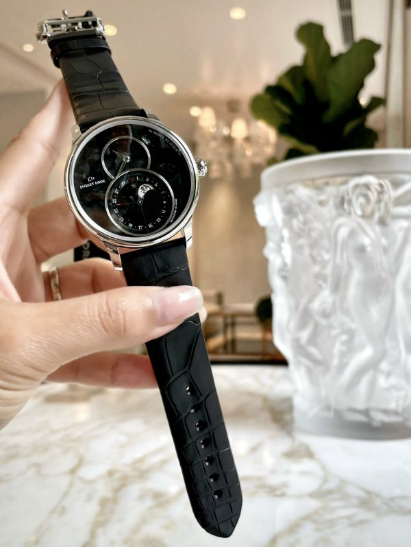 Jaquet Droz Grande Seconde Moon Swiss Serpentinite