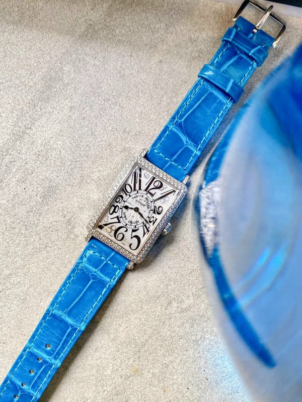 Franck Muller FM 952 White Gold hai vành kim cương