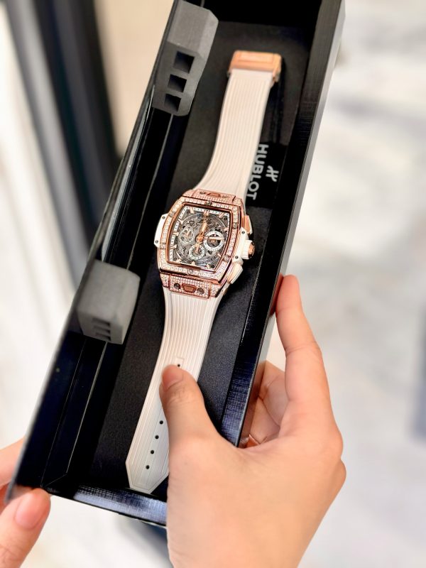 SPIRIT OF BIG BANG KING GOLD WHITE PAVÉ