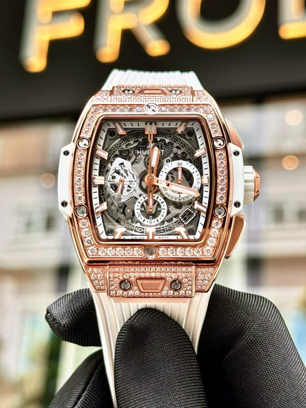 SPIRIT OF BIG BANG KING GOLD WHITE PAVÉ