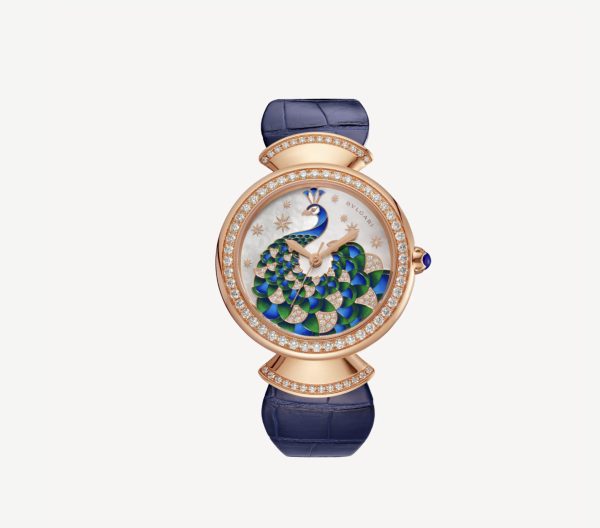 BVLGARI DIVAS’ DREAMS ROSR GOLD PEACOCK DIAMONDS