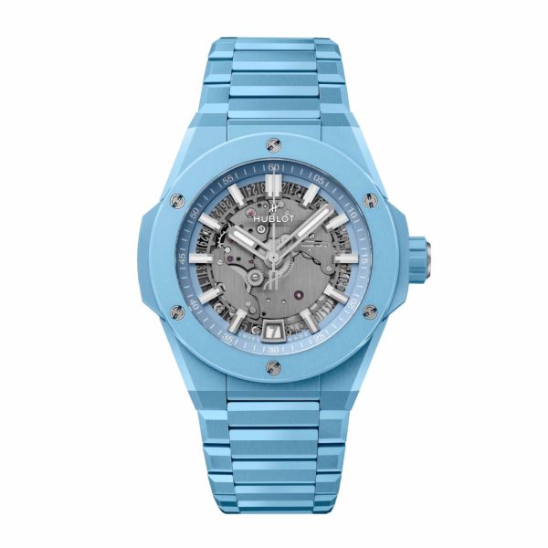 Hubot Big Bang Integrated Time Only Sky Blue Ceramic New model 2024