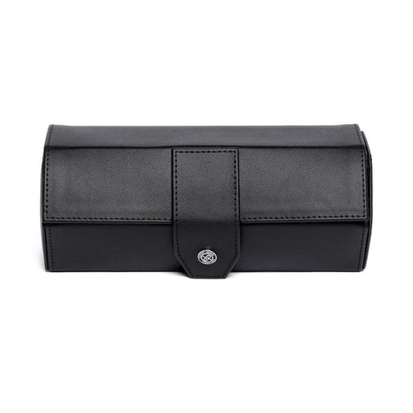 Box du lịch 3 đồng hồ Vantage Three Watch Roll Black