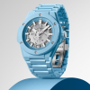 Hubot Big Bang Integrated Time Only Sky Blue Ceramic New model 2024