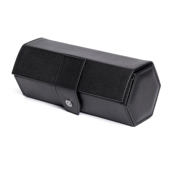 Box du lịch 3 đồng hồ Vantage Three Watch Roll Black