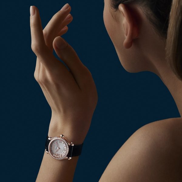 Chopard Happy Sport Rose Gold Diamonds Brand New