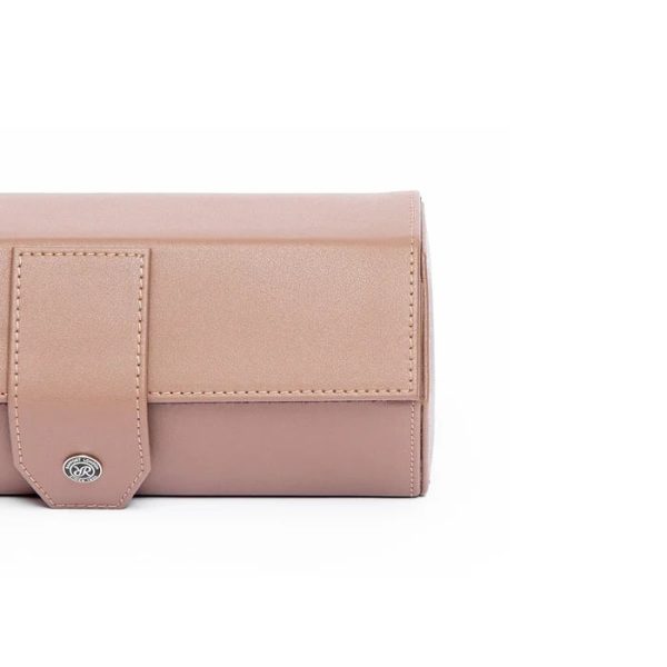 Box du lịch 3 đồng hồ Vantage Three Watch Roll Brown