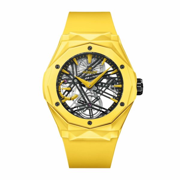 Hublot Classic Fusion Tourbillon Orlinski Yellow Magic 45mm New model 2024
