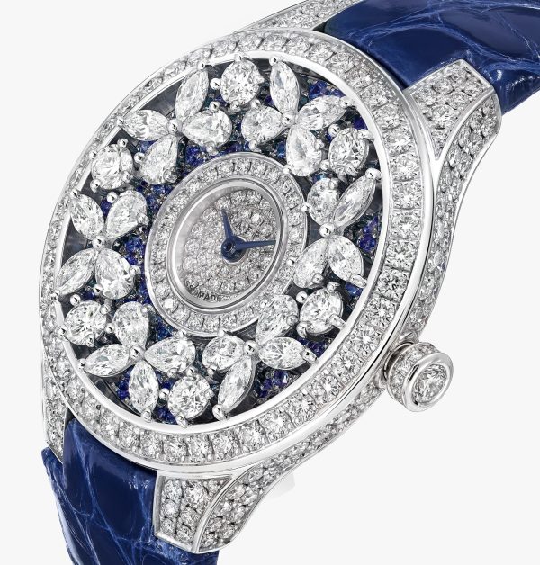 GRAFF CLASSIC BUTTERFLY SAPPHIRE DIAMOND WHITE GOLD