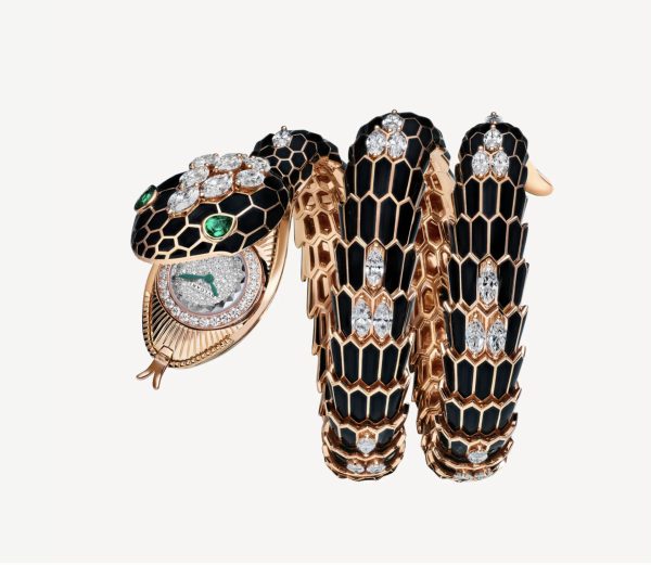 BVLGARI SERPENTI SECRET BLACK LACQUERED