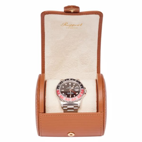 Box du lịch 1 đồng hồ Nova Single Watch Roll Tan