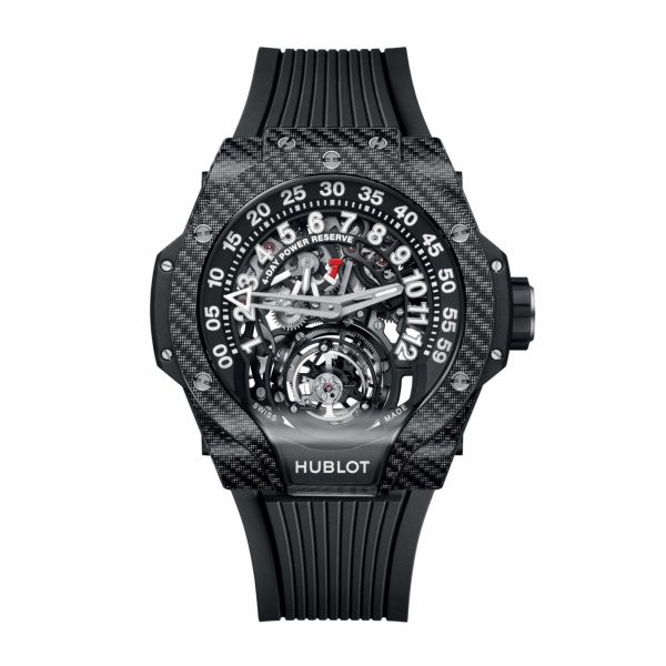 Hublot MP-13 Tourbillon Bi-Axis Retrograde Black Carbon 44mm new model 2024