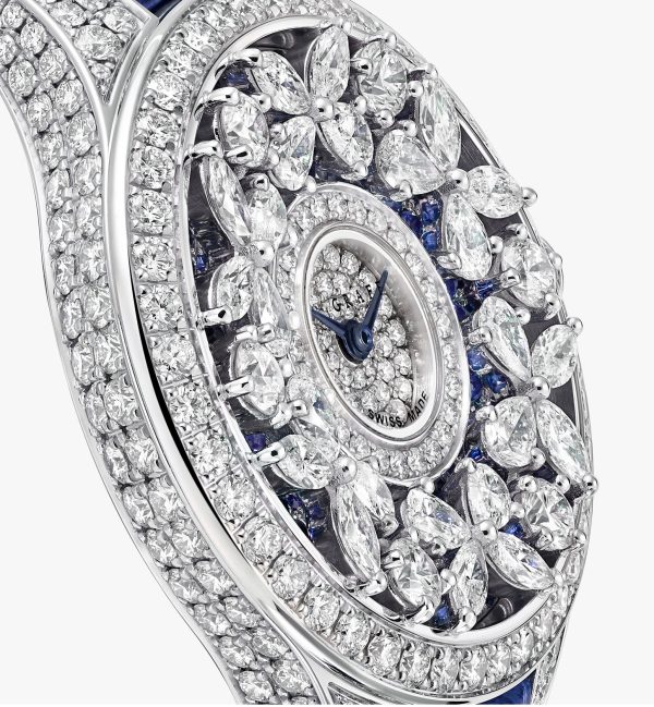 GRAFF CLASSIC BUTTERFLY SAPPHIRE DIAMOND WHITE GOLD