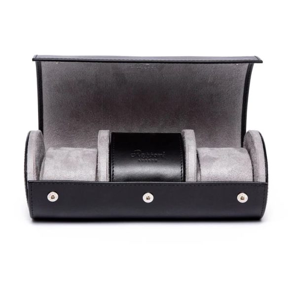 Box du lịch 3 đồng hồ Hype Park Three Watch Roll Black