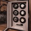 Hộp quay đồng hồ 6 ổ Formula Six Watch Winder Black W556