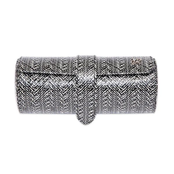 Box du lịch 3 đồng hồ Marlow Three Watch Roll Black