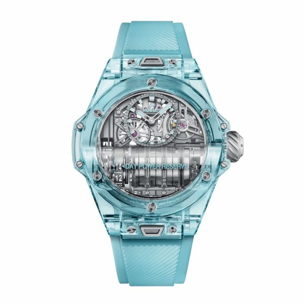 Hubot Big Bang MP-11 Power Reserve 14 Days Water Blue Sapphire New model 2024