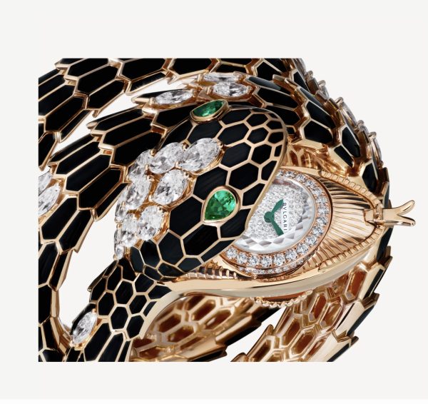 BVLGARI SERPENTI SECRET BLACK LACQUERED