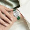 GRAFF CLASSIC BUTTERFLY EMERALD DIAMOND WHITE GOLD