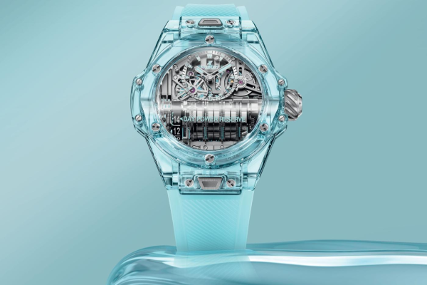 Hubot Big Bang MP-11 Power Reserve 14 Days Water Blue Sapphire New model 2024
