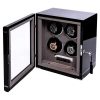 Hộp quay đồng hồ 4 ổ Formula Quad Watch Winder Black W554