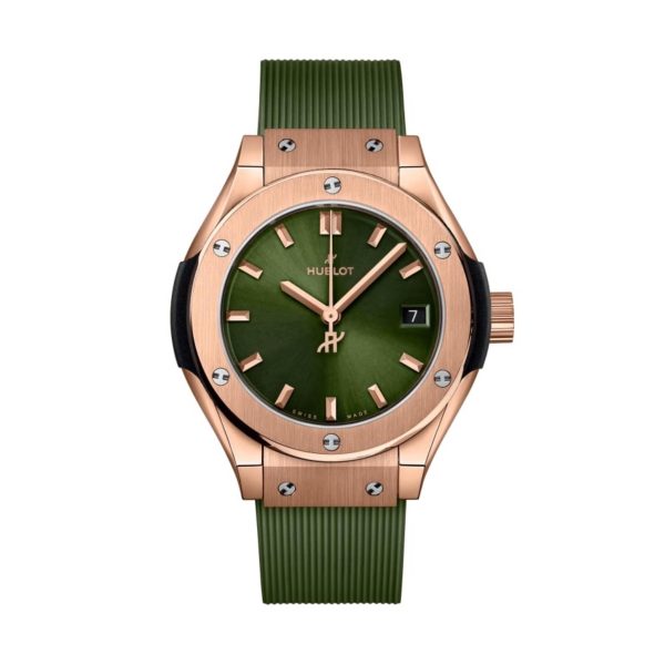 Hublot Classic Fusion King Gold Green 29mm new model 2024