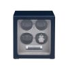 Hộp quay đồng hồ 4 ổ Quantum Quad Watch Winder Navy W634