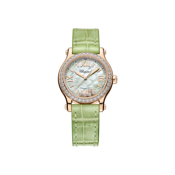 Chopard Happy Sport Rose Gold Diamonds Brand New