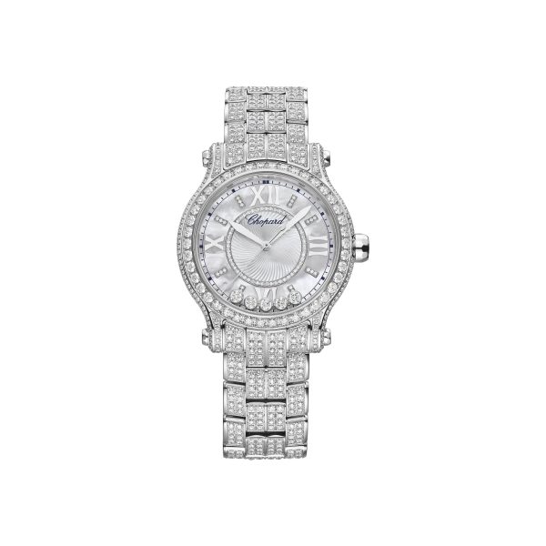 Chopard Happy Sport White Gold Diamonds Brand New