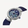 BVLGARI DIVAS’ DREAMS WHITE GOLD PEACOCK DIAMONDS BLUE DIAL