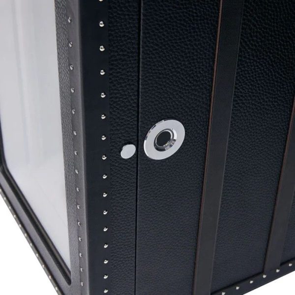 Hộp quay đồng hồ 6 ổ Romer Six Watch Winder Black W656