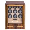 Hộp quay đồng hồ 9 ổ Paramount Nine Watch Winder Walnut W309