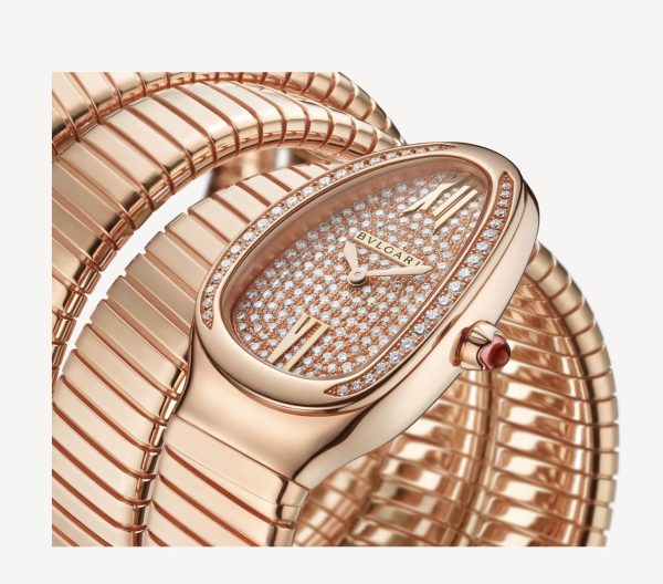 BVLGARI SERPENTI TUBOGAS ROSE GOLD DIAMONDS
